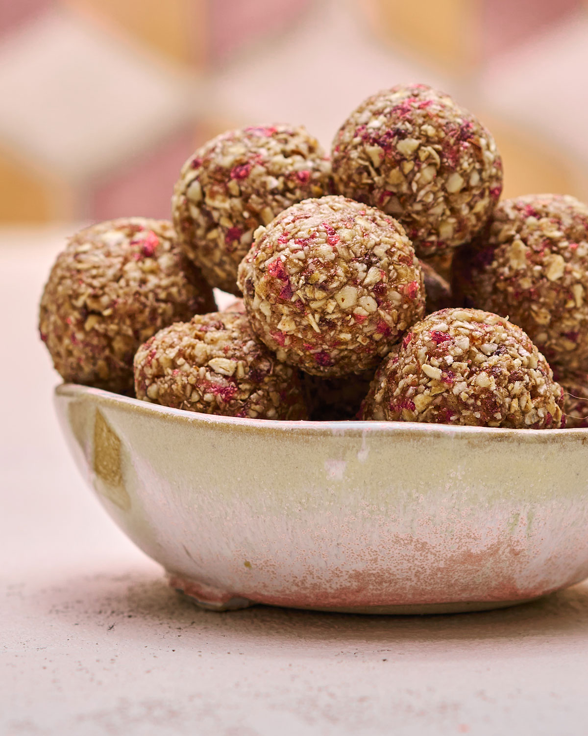 no bake lemon cranberry oat energy balls recipe - diabetes travel tips