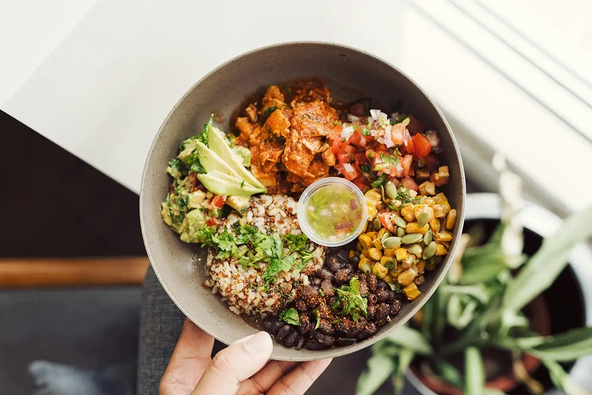 burrito bowl high fiber diabetes nutrition 