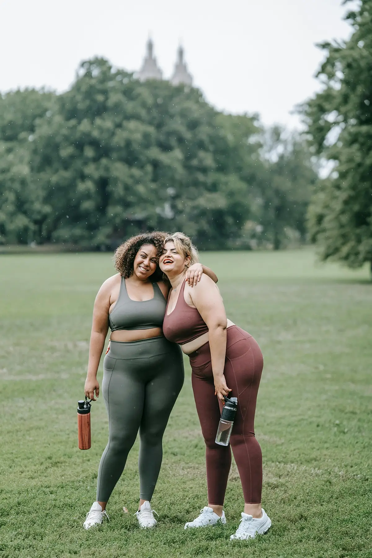 two women in workout clothes for article on movement snacks