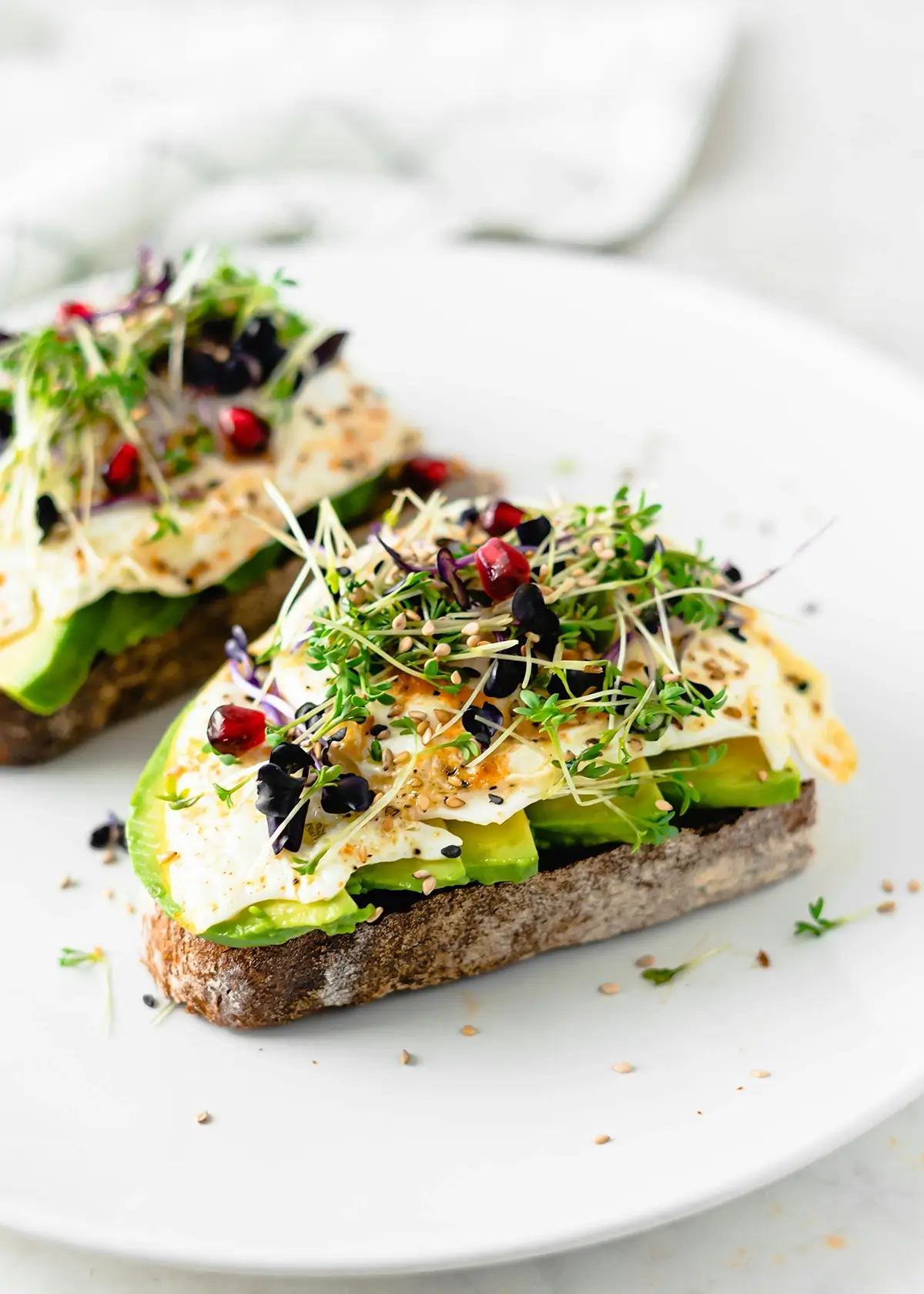 egg and avocado toast